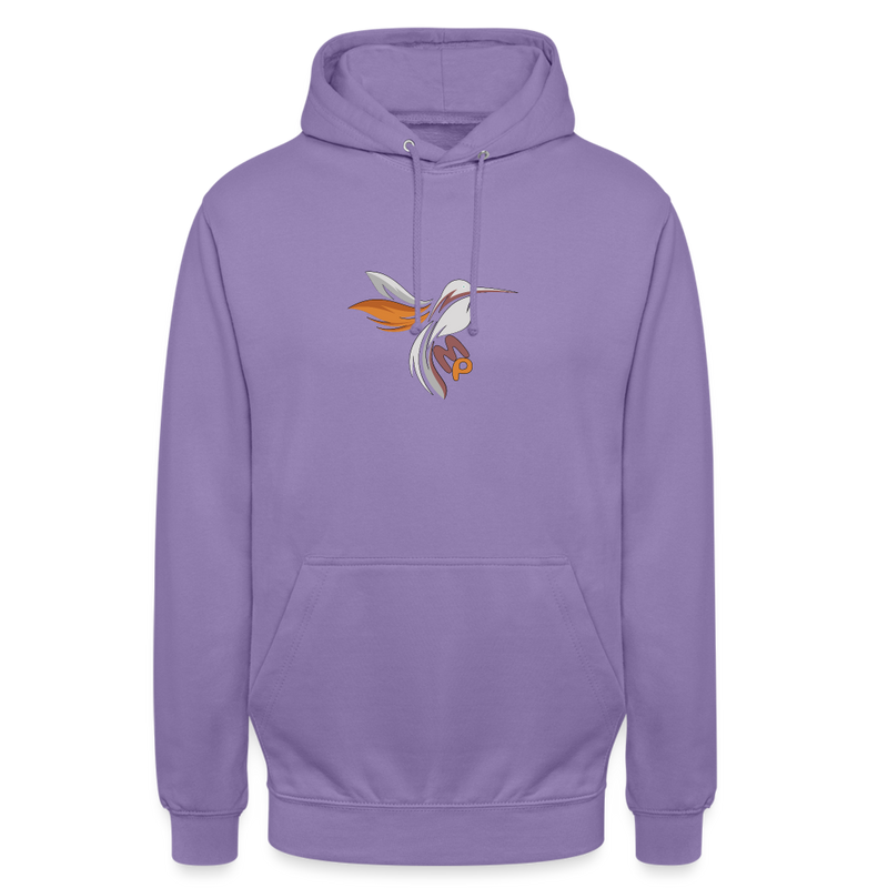 Lade das Bild in Galerie -Viewer, Mirrela Passage Unisex Hoodie ALL COLORS Kolibri GOLD BRAUN - Lavendel
