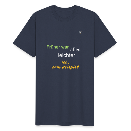 Männer Workwear T-Shirt Früher war alles leichter - Navy