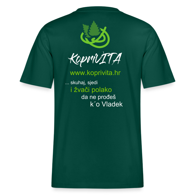 Učitajte sliku u galerijski prikaz, Stanley/Stella Sparker Relaxed Fit Unisex Organic T-Shirt KopriVITA Conpasta Pero - forest
