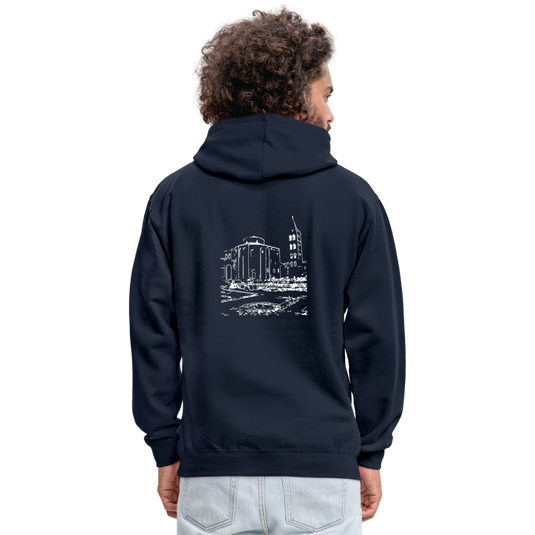 Kontrast-Hoodie Mirrela Passage St. Donat Zadar - Navy/Rot