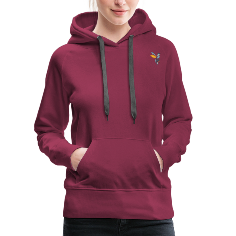 Lade das Bild in Galerie -Viewer, Frauen Premium Hoodie Manny Colors Mirrela Passage AA10 - Bordeaux
