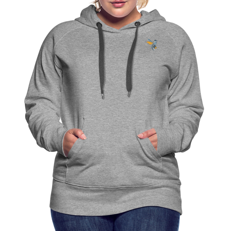 Lade das Bild in Galerie -Viewer, Frauen Premium Hoodie Manny Colors Mirrela Passage AA10 - Grau meliert
