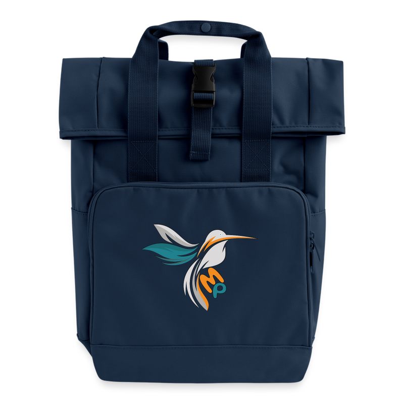 Lade das Bild in Galerie -Viewer, Rolltop Rucksack Mirrela Passage mit zwei Griffen MP Badge 1 - Navy
