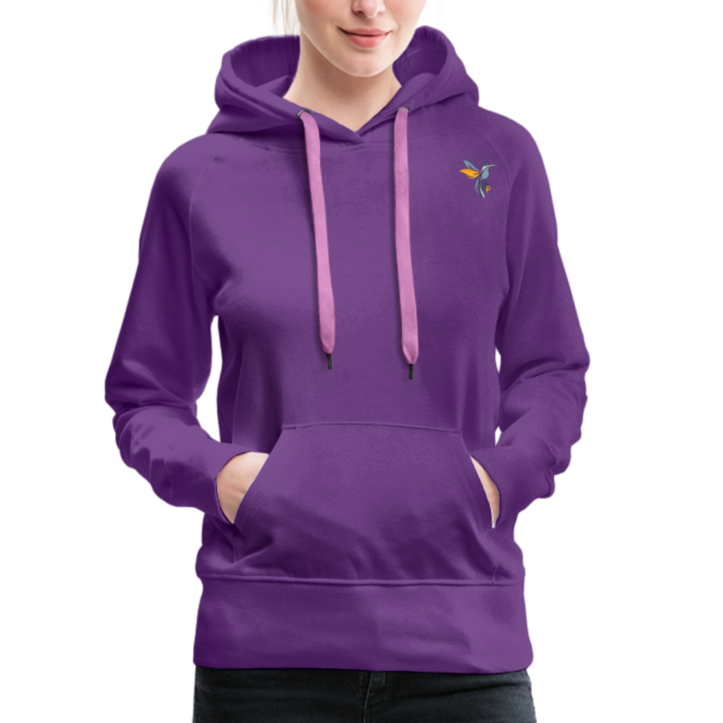 Lade das Bild in Galerie -Viewer, Frauen Premium Hoodie Manny Colors Mirrela Passage AA10 - Purple
