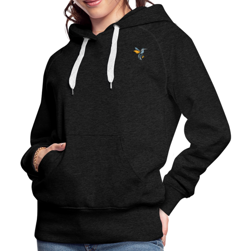 Lade das Bild in Galerie -Viewer, Frauen Premium Hoodie Manny Colors Mirrela Passage AA10 - Anthrazit
