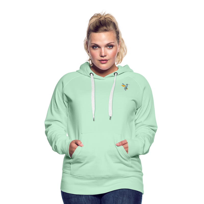 Lade das Bild in Galerie -Viewer, Frauen Premium Hoodie Manny Colors Mirrela Passage AA10 - helles Mintgrün
