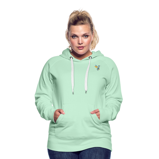 Frauen Premium Hoodie Manny Colors Mirrela Passage AA10 - helles Mintgrün