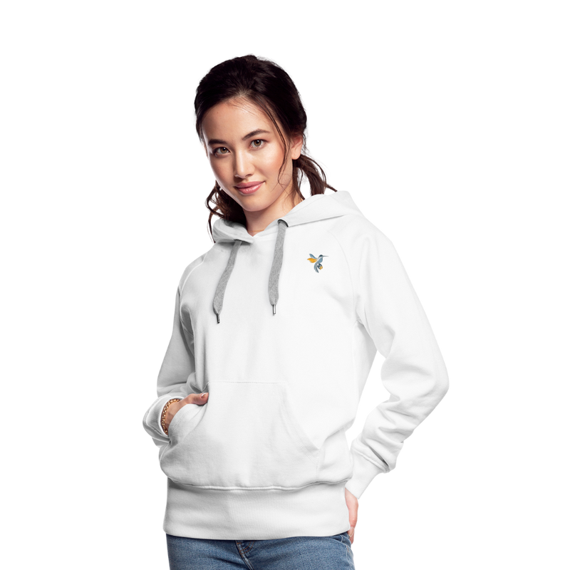 Lade das Bild in Galerie -Viewer, Frauen Premium Hoodie Manny Colors Mirrela Passage AA10 - Weiß
