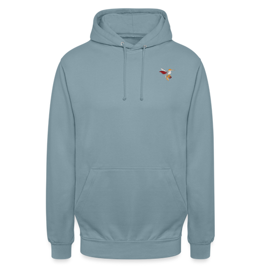 Mirrela Passage Unisex Hoodie MOKKA AA1 - Nebelblau