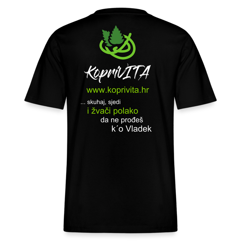 Učitajte sliku u galerijski prikaz, Stanley/Stella Sparker Relaxed Fit Unisex Organic T-Shirt KopriVITA Conpasta Pero - black
