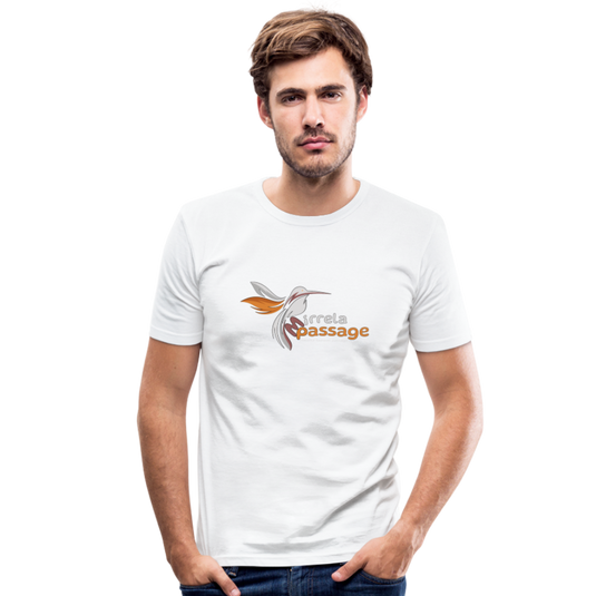 Männer Slim Fit T-Shirt Mirrela Passage 07-MP 15 - Weiß