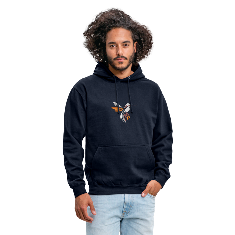 Lade das Bild in Galerie -Viewer, Mirrela Passage Unisex Hoodie ALL COLORS Kolibri GOLD BRAUN - Navy
