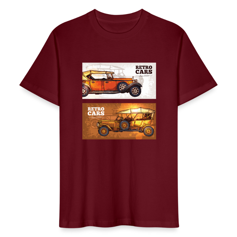 Lade das Bild in Galerie -Viewer, Stanley/Stella Unisex T-Shirt CRAFTER Retro Cars 1 - Burgunderrot
