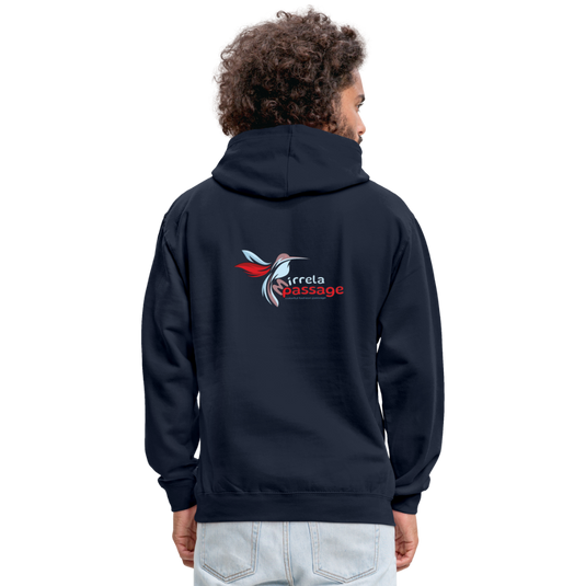 Kontrast-Hoodie Mirrela Passage Club 15 AA14 - Navy/Grau meliert