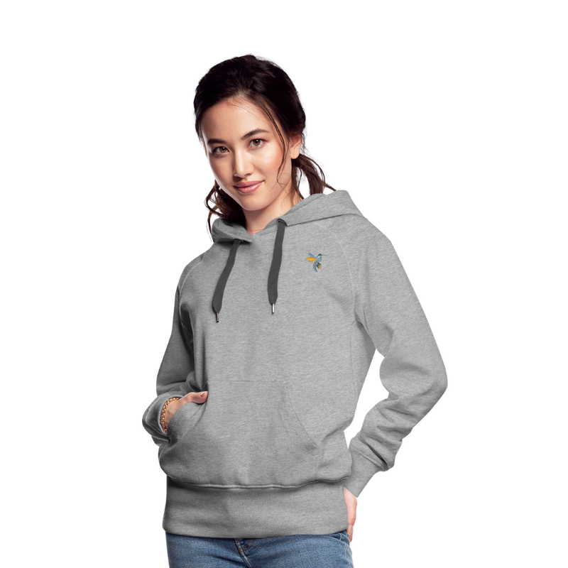 Lade das Bild in Galerie -Viewer, Frauen Premium Hoodie Manny Colors Mirrela Passage AA10 - Grau meliert
