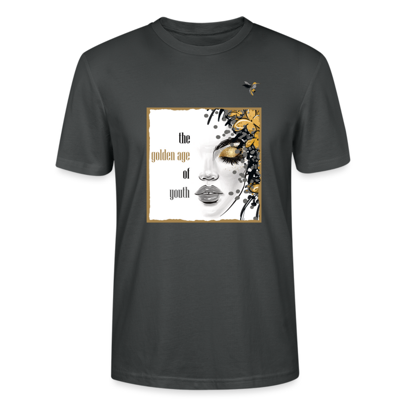 Lade das Bild in Galerie -Viewer, Stanley/Stella Unisex T-Shirt CRAFTER Golden Age Of Youth GOLD - Anthrazit
