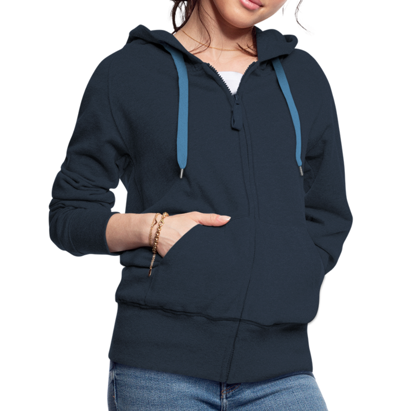 Lade das Bild in Galerie -Viewer, Mirrela Passage Frauen Premium Kapuzenjacke - Navy
