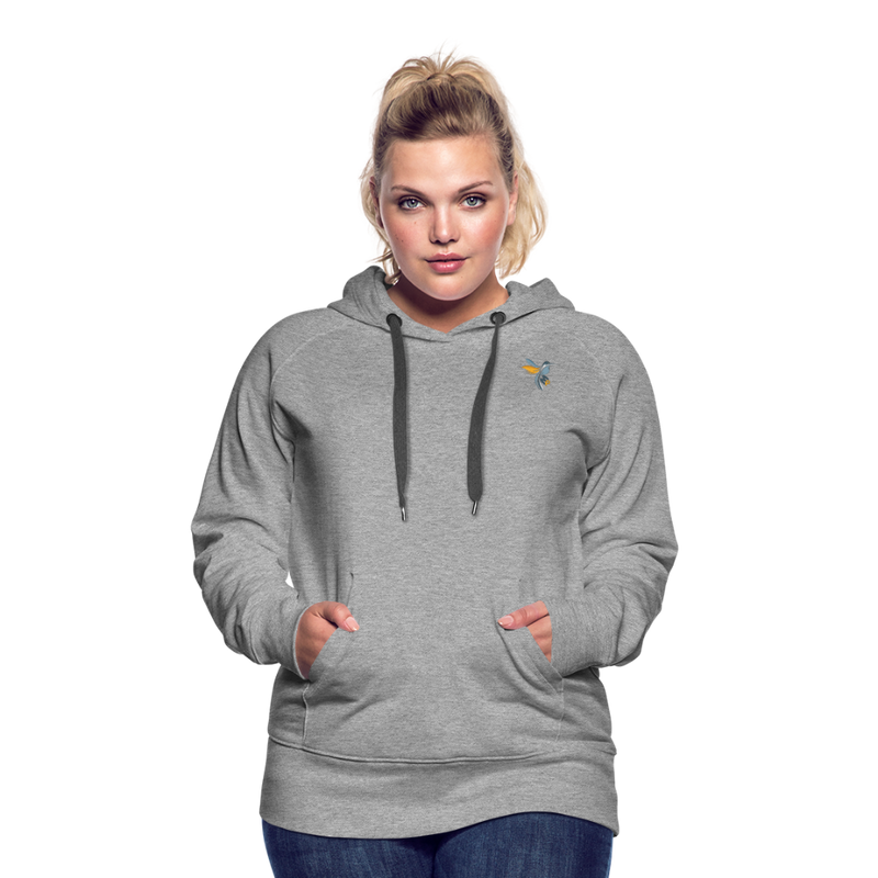 Lade das Bild in Galerie -Viewer, Frauen Premium Hoodie Manny Colors Mirrela Passage AA10 - Grau meliert
