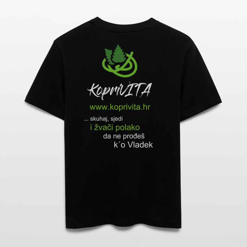 Učitajte sliku u galerijski prikaz, Stanley/Stella Sparker Relaxed Fit Unisex Organic T-Shirt KopriVITA Conpasta Pero - black
