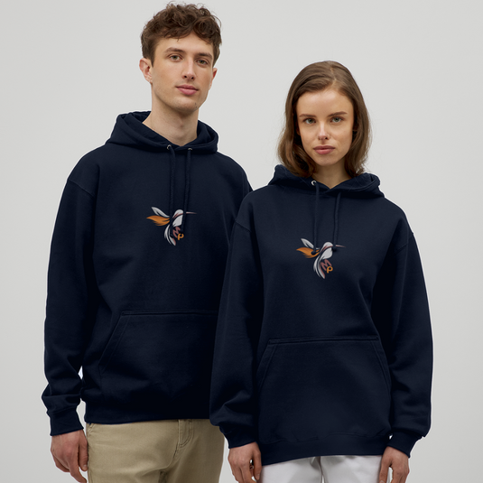 Mirrela Passage Unisex Hoodie ALL COLORS Kolibri GOLD BRAUN - Navy