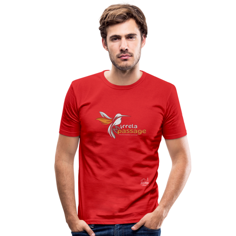 Lade das Bild in Galerie -Viewer, Männer Slim Fit T-Shirt Mirrela Passage 07-MP 15 - Rot
