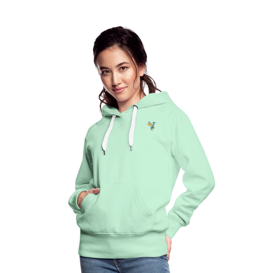 Frauen Premium Hoodie Manny Colors Mirrela Passage AA10 - helles Mintgrün