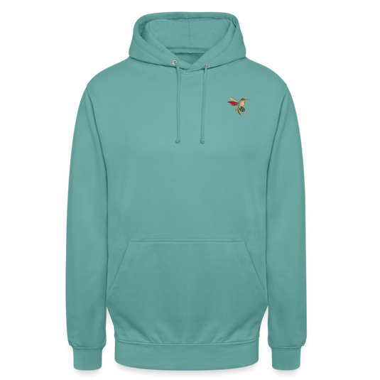 Mirrela Passage Unisex Hoodie NEBELBLAU AA13 - Pastelltürkis