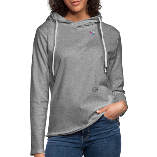 Leichtes Kapuzensweatshirt Unisex Mirrela Passage Club 5 AA7 - Grau meliert