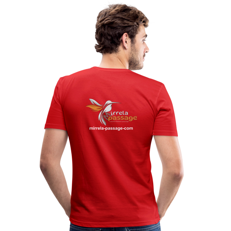 Lade das Bild in Galerie -Viewer, Männer Slim Fit T-Shirt Mirrela Passage 07-MP 15 - Rot
