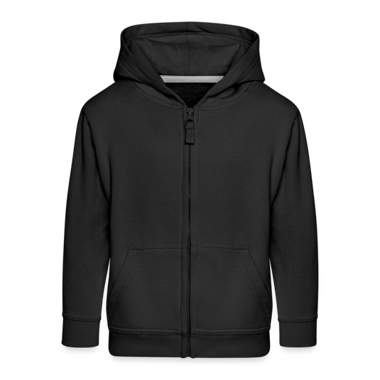 Kinder Premium Kapuzenjacke BASIC - Schwarz