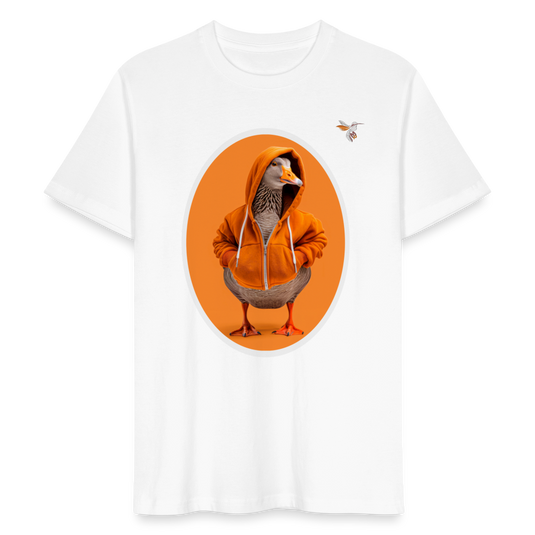 Stanley/Stella Unisex Mirrela Passage T-Shirt CRAFTER Duck in ORANGE - Weiß