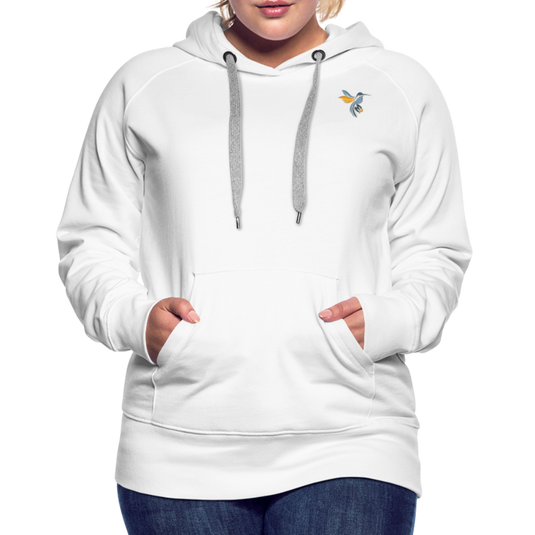 Frauen Premium Hoodie Manny Colors Mirrela Passage AA10 - Weiß