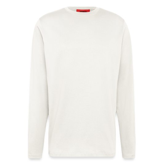 Organic HIGH QUALITY Relaxed Langarmshirt Made in EU - OFF WHITE