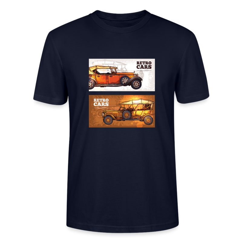 Lade das Bild in Galerie -Viewer, Stanley/Stella Unisex T-Shirt CRAFTER Retro Cars 1 - Navy
