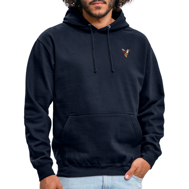 Lade das Bild in Galerie -Viewer, Mirrela Passage Unisex Hoodie MOKKA AA1 - Navy
