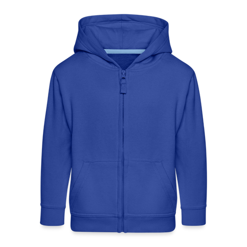 Kinder Premium Kapuzenjacke BASIC - Royalblau