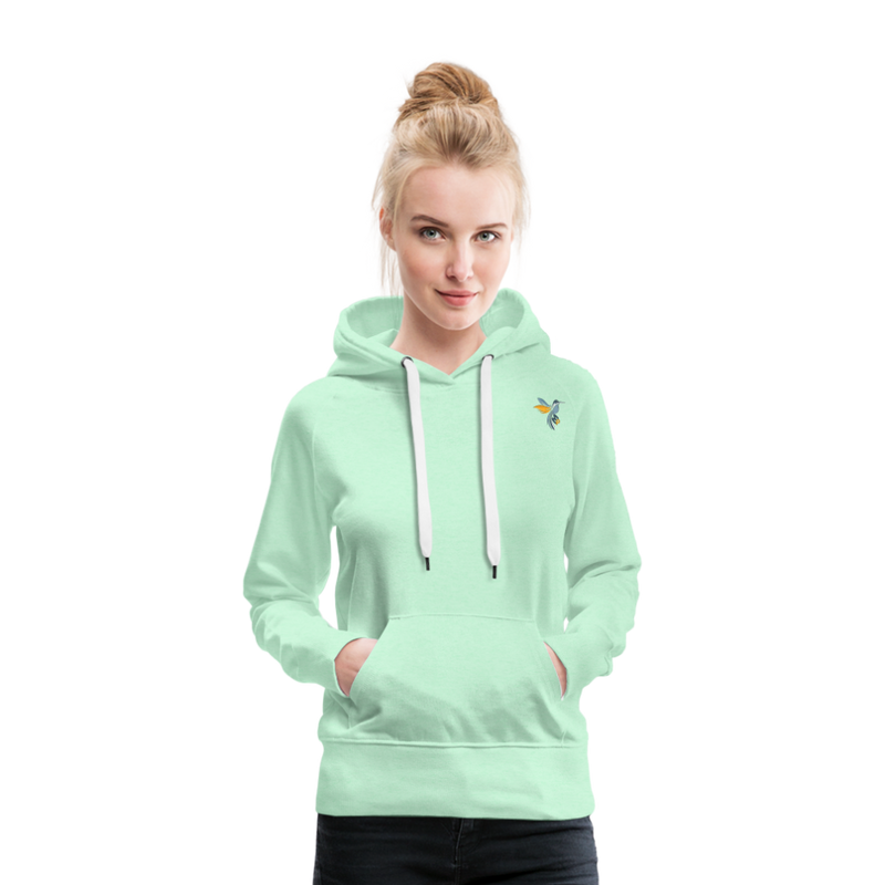 Lade das Bild in Galerie -Viewer, Frauen Premium Hoodie Manny Colors Mirrela Passage AA10 - helles Mintgrün
