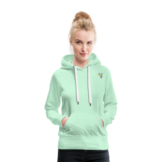 Frauen Premium Hoodie Manny Colors Mirrela Passage AA10 - helles Mintgrün