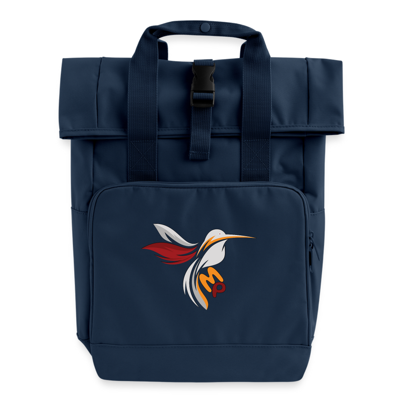 Lade das Bild in Galerie -Viewer, Rolltop Rucksack Mirrela Passage mit zwei Griffen MP Badge 4 - Navy
