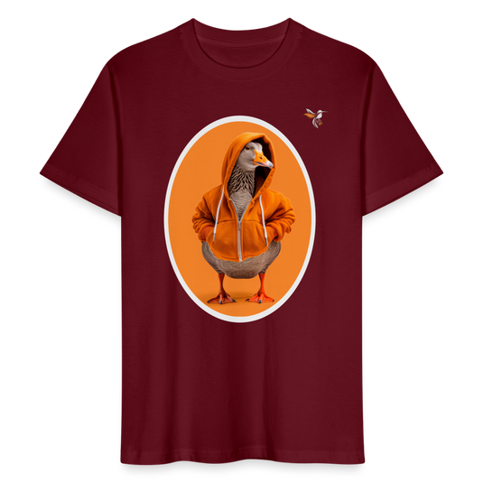 Stanley/Stella Unisex Mirrela Passage T-Shirt CRAFTER Duck in ORANGE - Burgunderrot