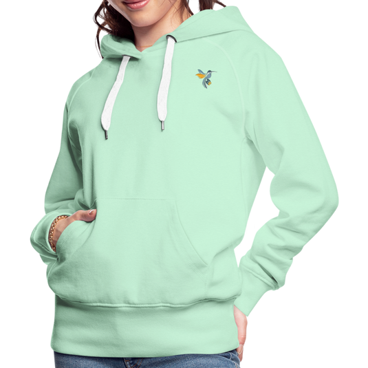 Frauen Premium Hoodie Manny Colors Mirrela Passage AA10 - helles Mintgrün