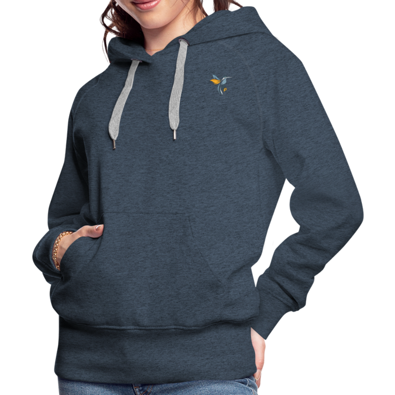 Lade das Bild in Galerie -Viewer, Frauen Premium Hoodie Manny Colors Mirrela Passage AA10 - Jeansblau
