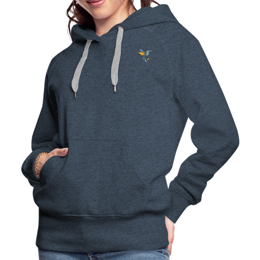 Frauen Premium Hoodie Manny Colors Mirrela Passage AA10 - Jeansblau