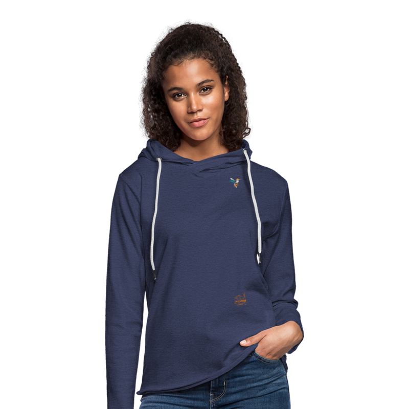 Lade das Bild in Galerie -Viewer, Leichtes Kapuzensweatshirt Unisex Mirrela Passage Club 5 AA7 - Navy meliert
