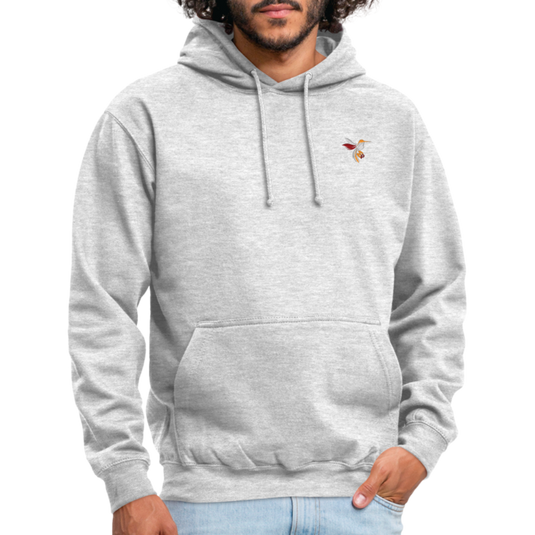 Mirrela Passage Unisex Hoodie MOKKA AA1 - Hellgrau meliert