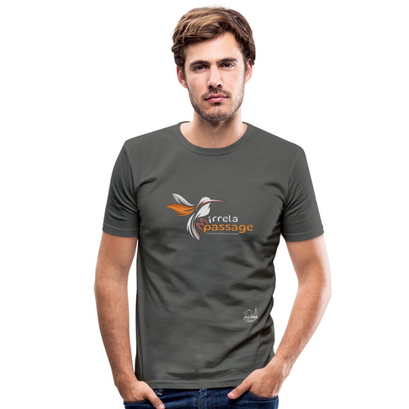 Lade das Bild in Galerie -Viewer, Männer Slim Fit T-Shirt Mirrela Passage 07-MP 15 - Graphite
