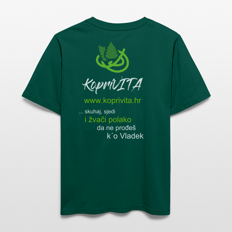 Učitajte sliku u galerijski prikaz, Stanley/Stella Sparker Relaxed Fit Unisex Organic T-Shirt KopriVITA Conpasta Pero - forest
