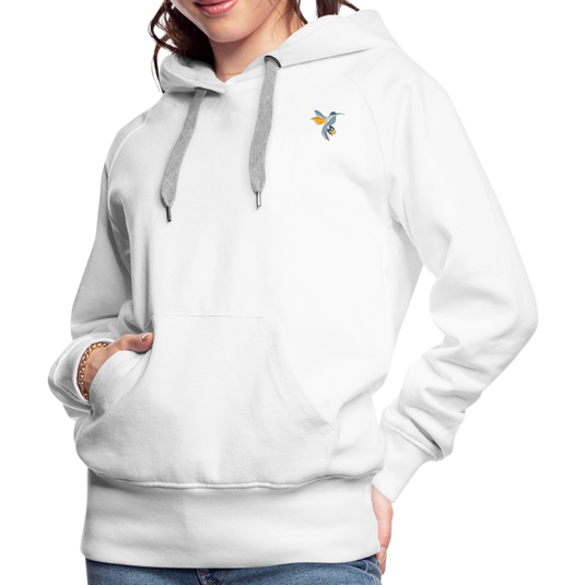 Frauen Premium Hoodie Manny Colors Mirrela Passage AA10 - Weiß