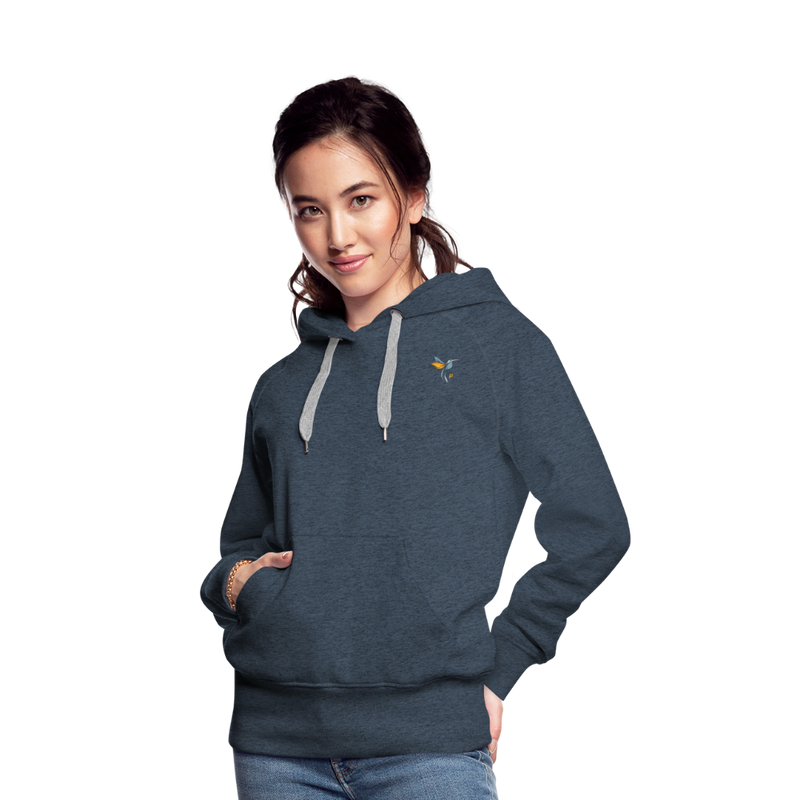 Lade das Bild in Galerie -Viewer, Frauen Premium Hoodie Manny Colors Mirrela Passage AA10 - Jeansblau
