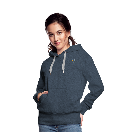 Frauen Premium Hoodie Manny Colors Mirrela Passage AA10 - Jeansblau